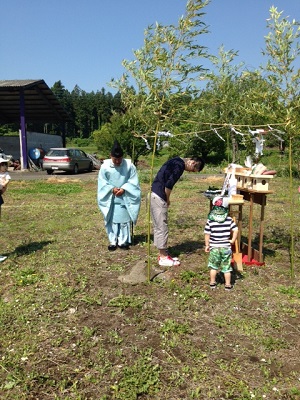 地鎮祭　日光市