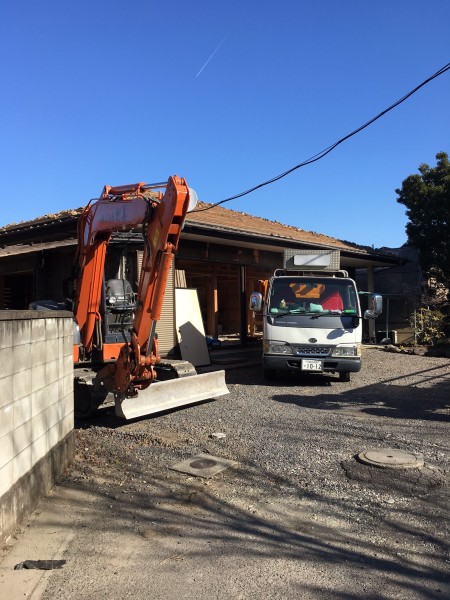 解体工事中　大田原市