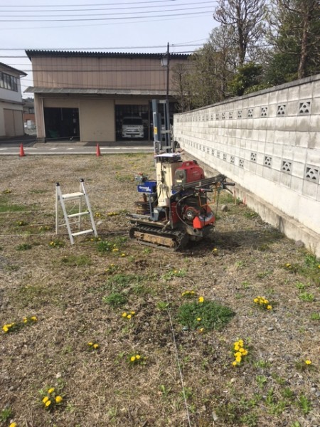 地盤調査　日光市