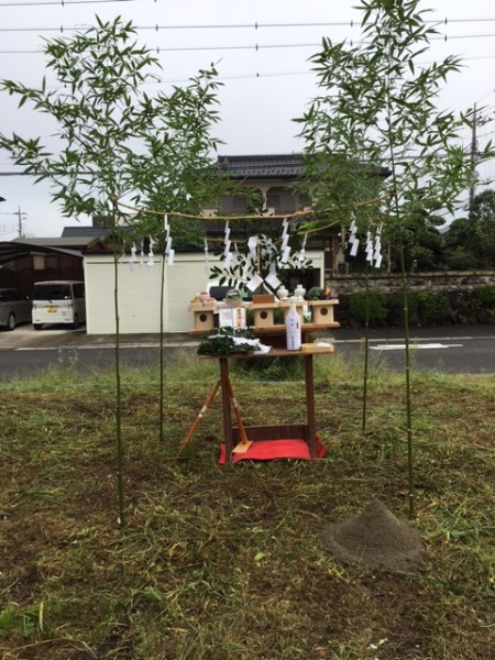 祝　地鎮祭　宇都宮市