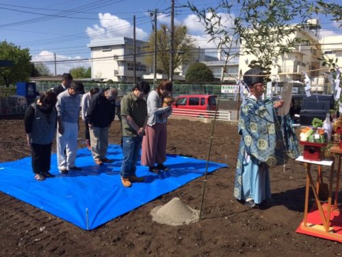 鹿沼市　Ｔ様邸　地鎮祭